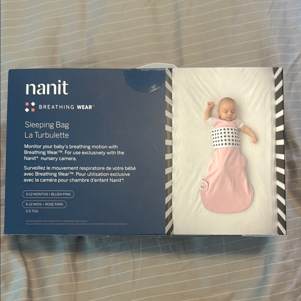 Nanit Breathing Wear Sleeping Bag - Blush Pink